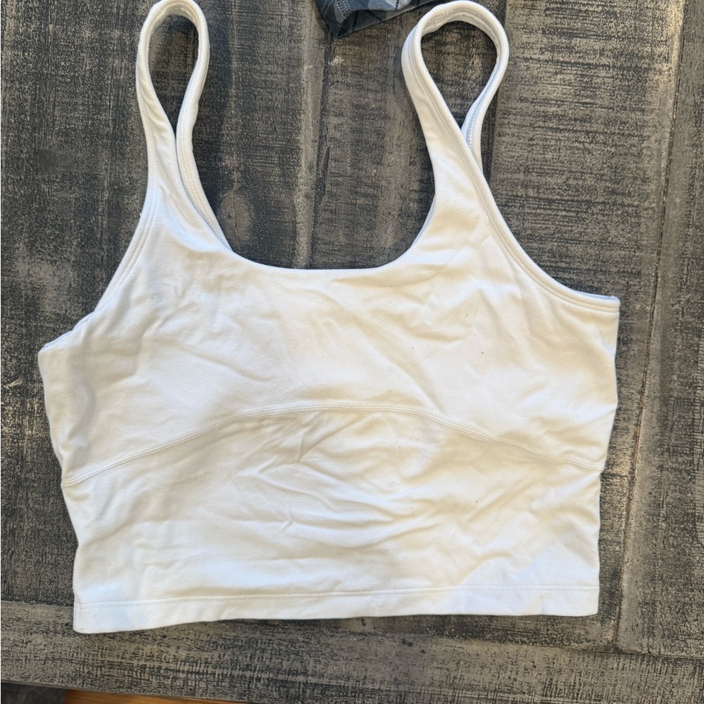 Aritzia White Tank Top